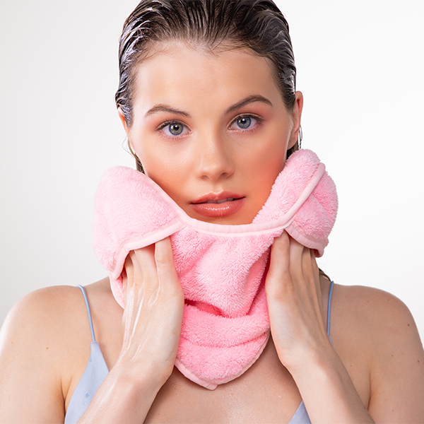 Herwey 2 couleurs visage nettoyage serviette démaquillant soins de la peau  en tissu lingettes serviette, lingettes pour le visage serviette, serviette  de nettoyage du visage 