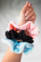 Satin hair scrunchie