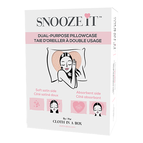 Snooze It - Taie d'oreiller en satin pour cheveux (2 couleurs)